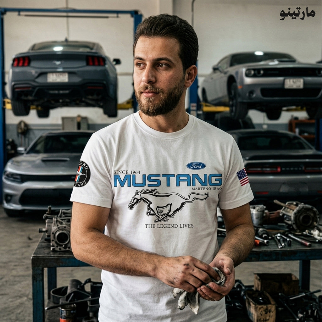 FORD MUSTANG موستانك أبيض