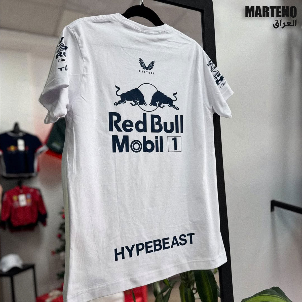 RED BULL ريدبول تيشرت أبيض