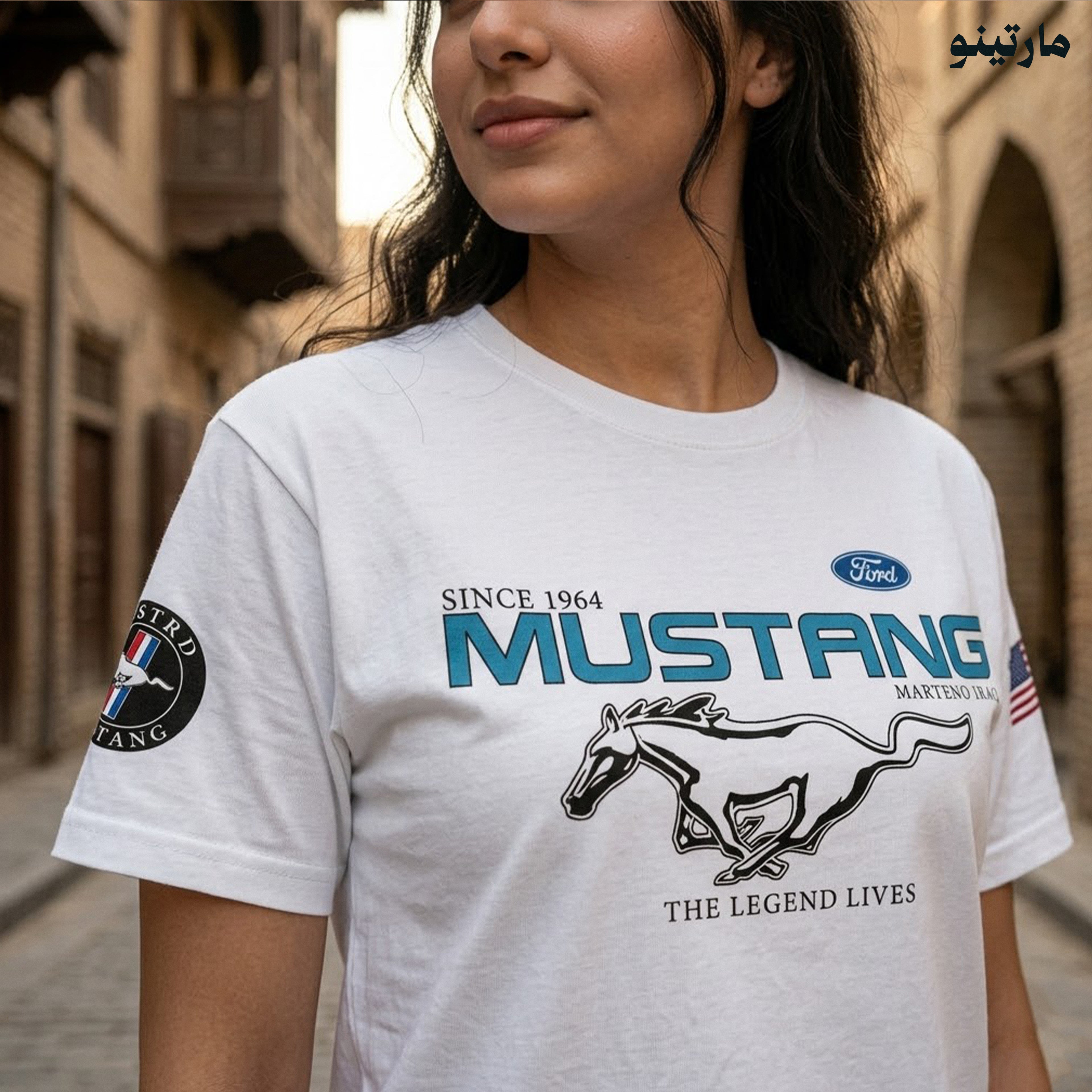 FORD MUSTANG موستانك أبيض