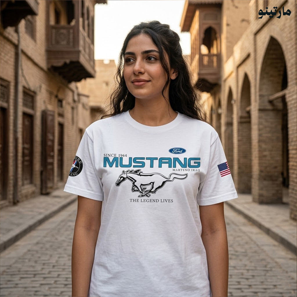 FORD MUSTANG موستانك أبيض