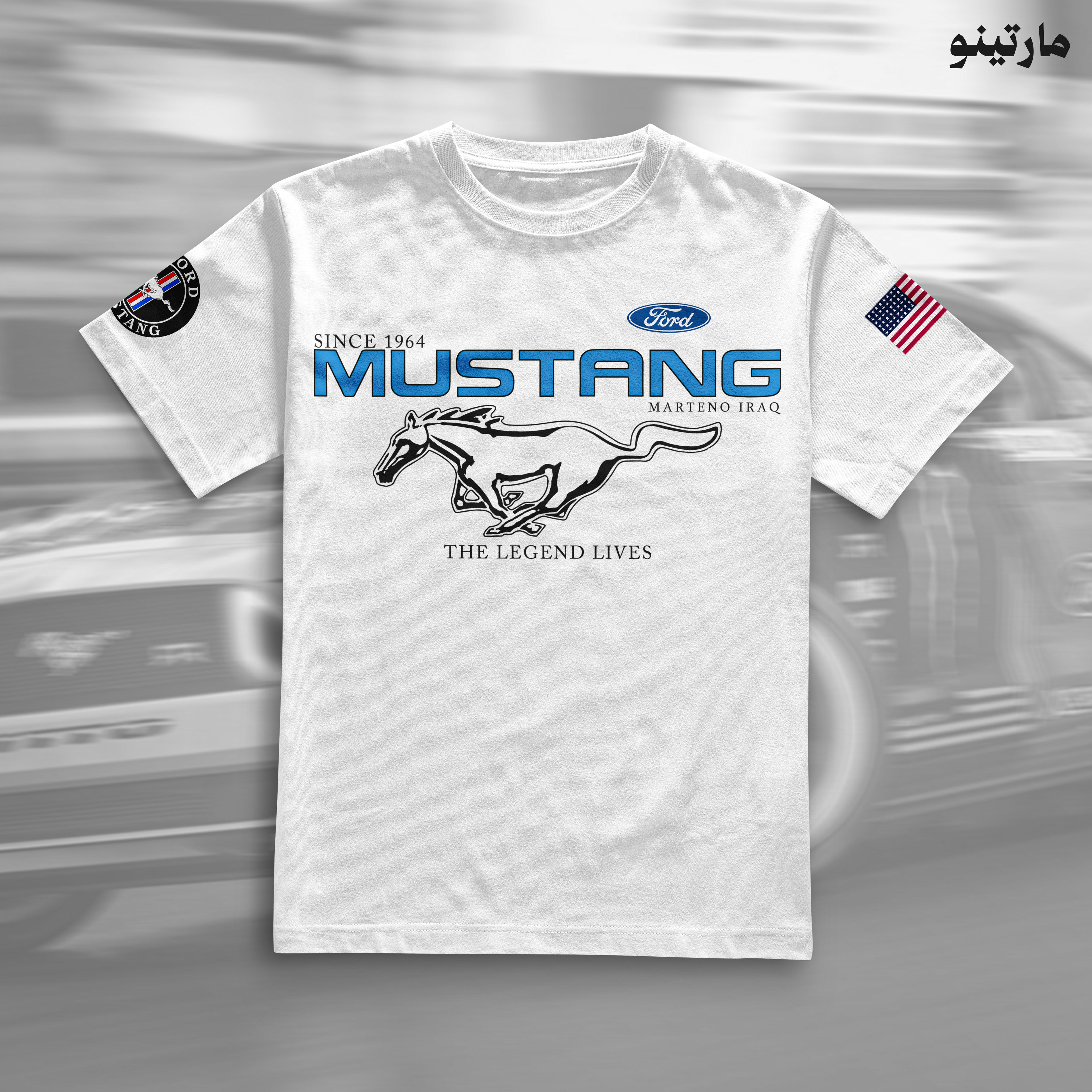 FORD MUSTANG موستانك أبيض